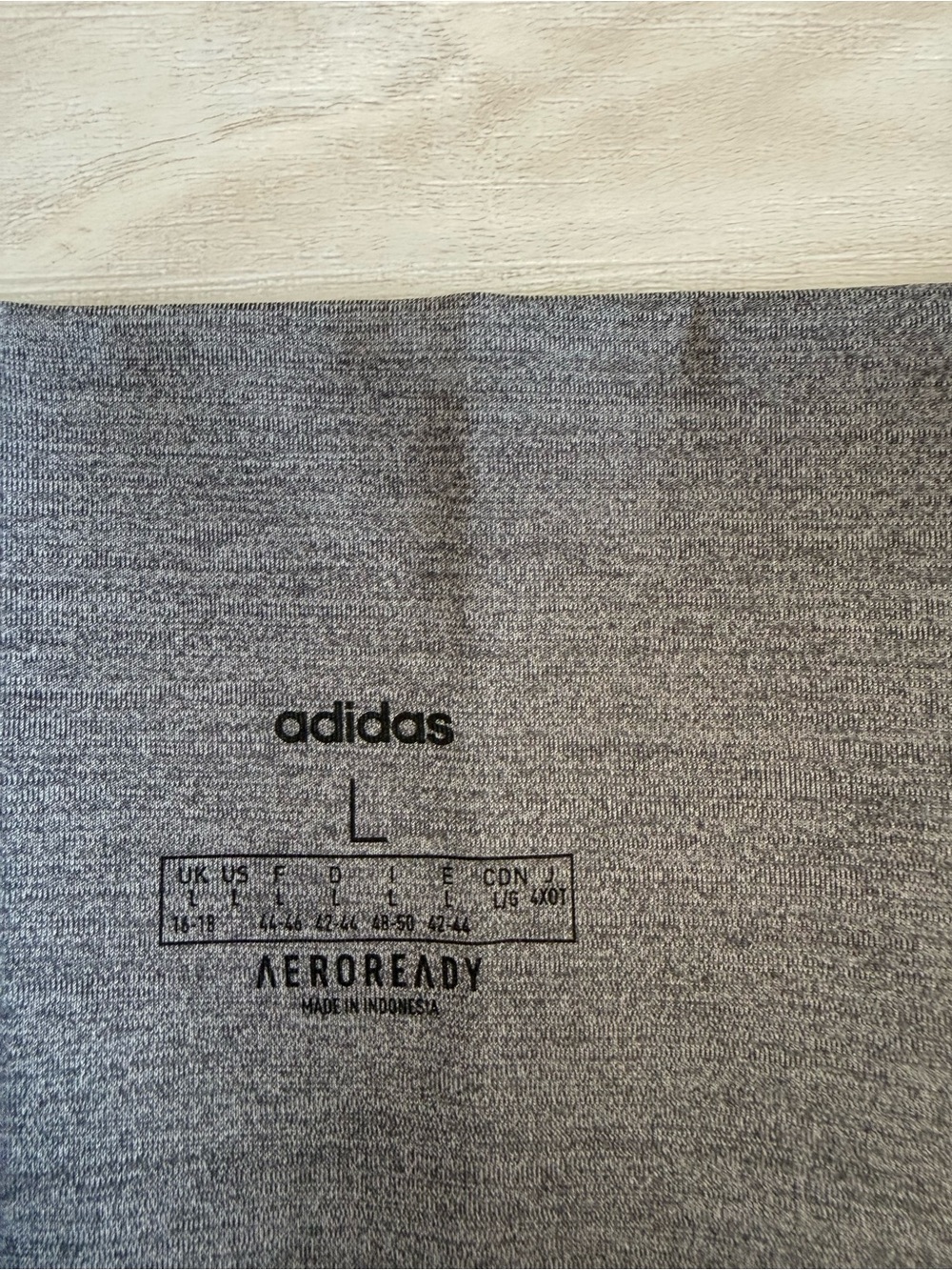 Adidas Tights W D2M Lo Hr Grey Large NWT - Picture 8 of 12
